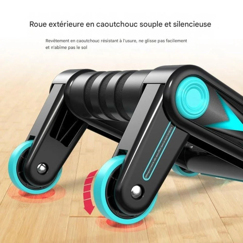 AbsGlide™ – Roue Abdominale Pliable Haute Précision